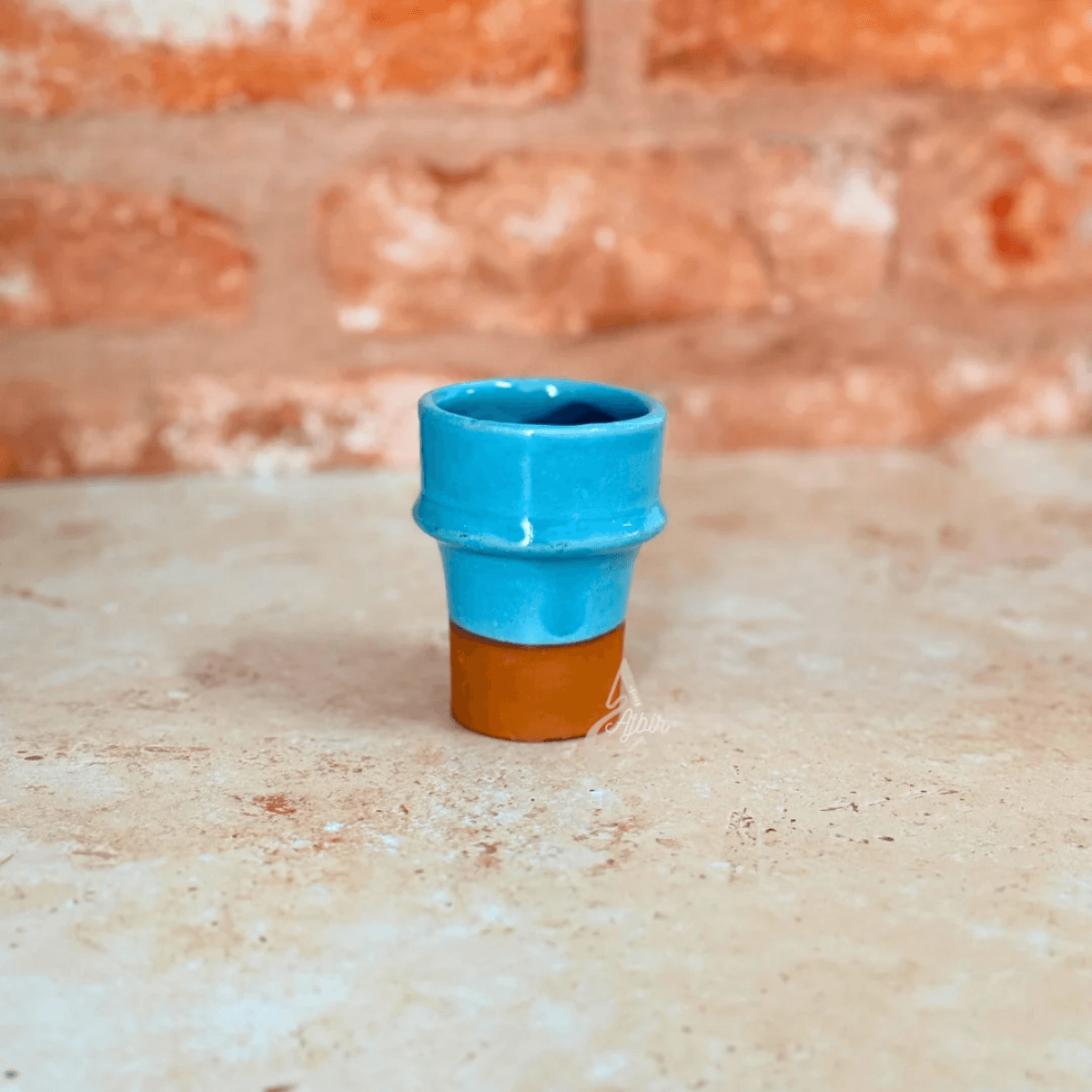 Tasse à café bicolore