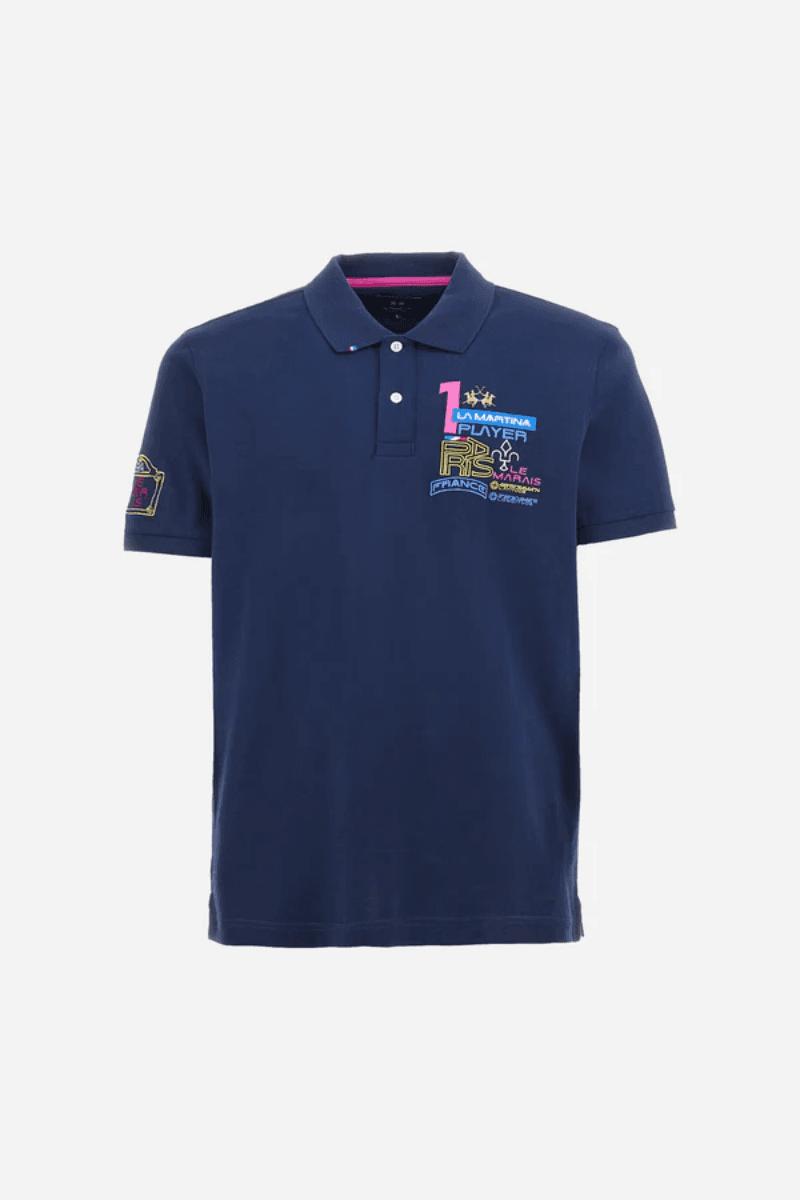 Polo en Piqué de Coton Extensible Coupe Classique - Allan