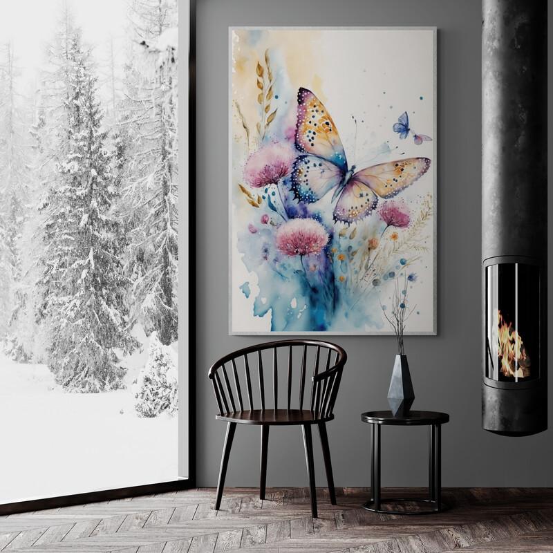 Tableau Papillon Art