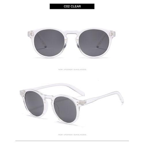 Lunettes de soleil monture transparentes