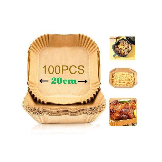 Papier Cuisson Air Fryer carré 20cm