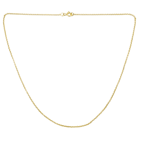 Chaîne pour Bébé en Or Jaune 18K - Cadeau Naissance