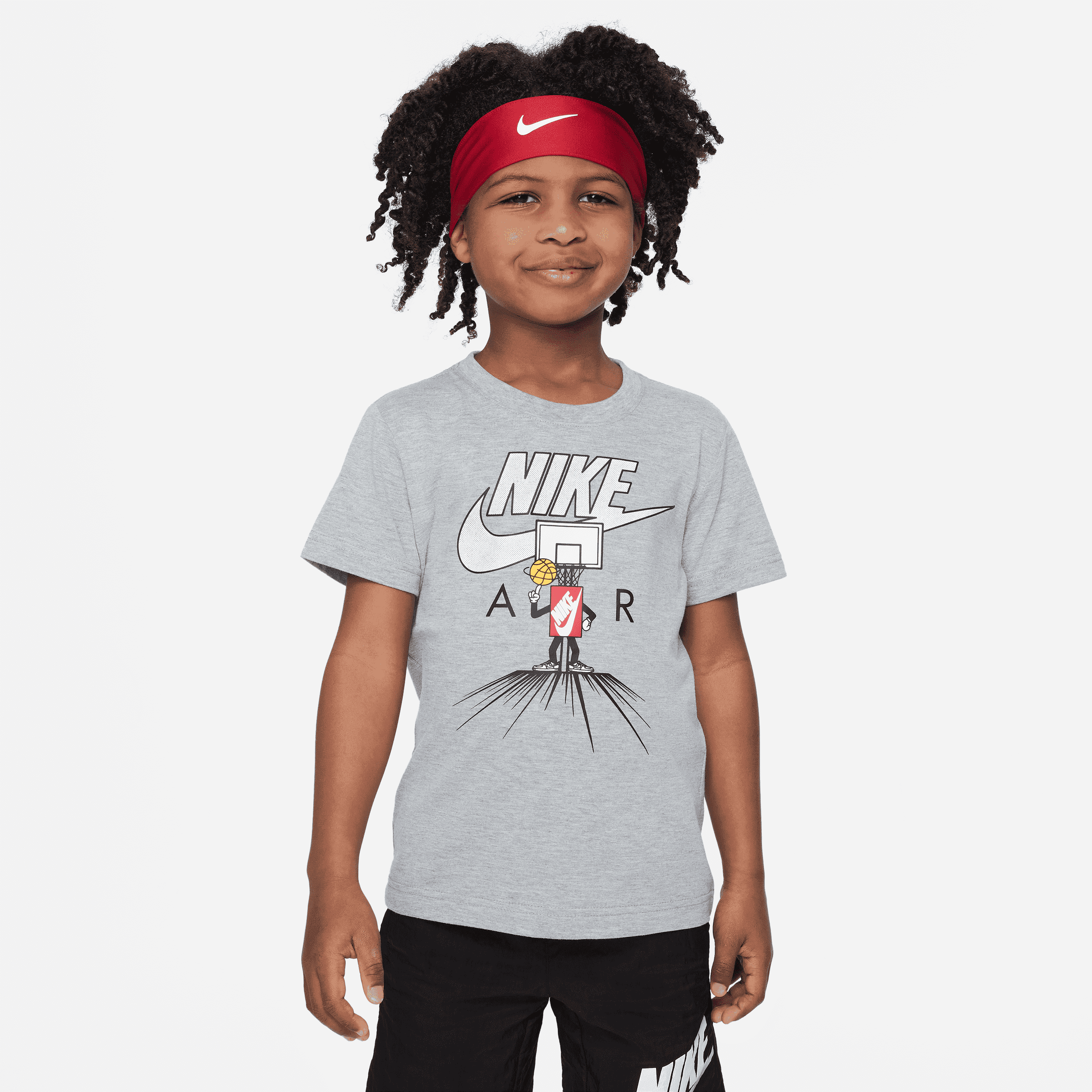 T-shirt Nike Icons Of Play Ss Boys Grey
