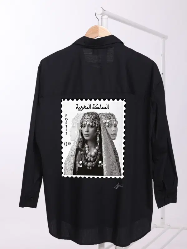 Chemise Noire Oversize