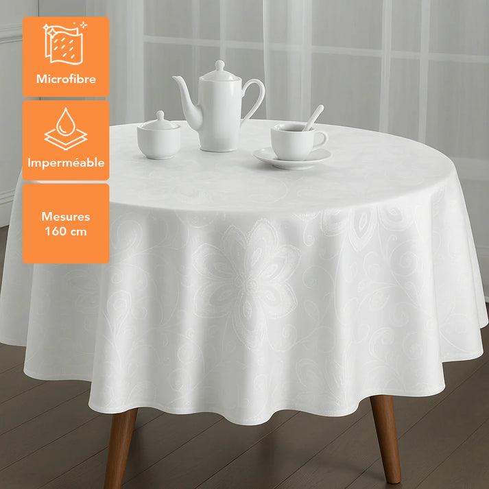 Nappe de Table Imperméable - Table Ronde 160 Cm