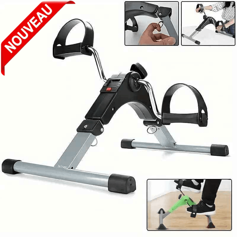 Mini Vélo Dappartement à Pédales - Pliable - Entraînement Bras et Jambes - Mixte - Musculation - Haltérophilie