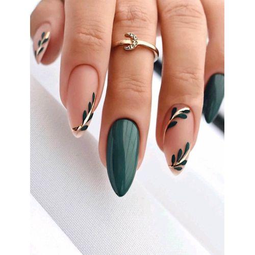 Boite de 24 pcs carré court/faux ongles+ lime+ feuille ruban