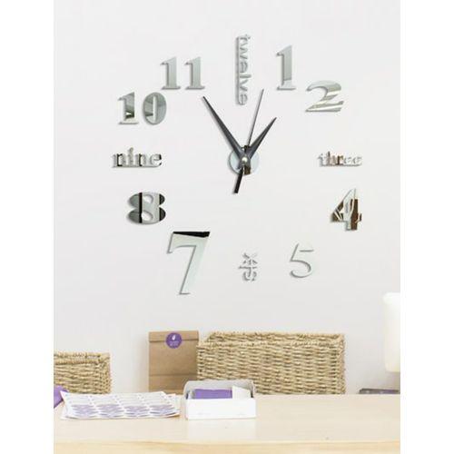 Horloge Murale Design 3D B - SILVER