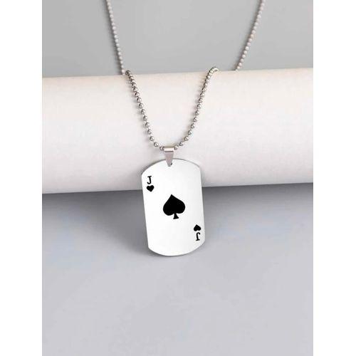 Collier Inoxydable Chaine pour Homme à Poker