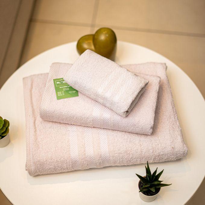 moonlight pack 3 serviettes de bain saumon