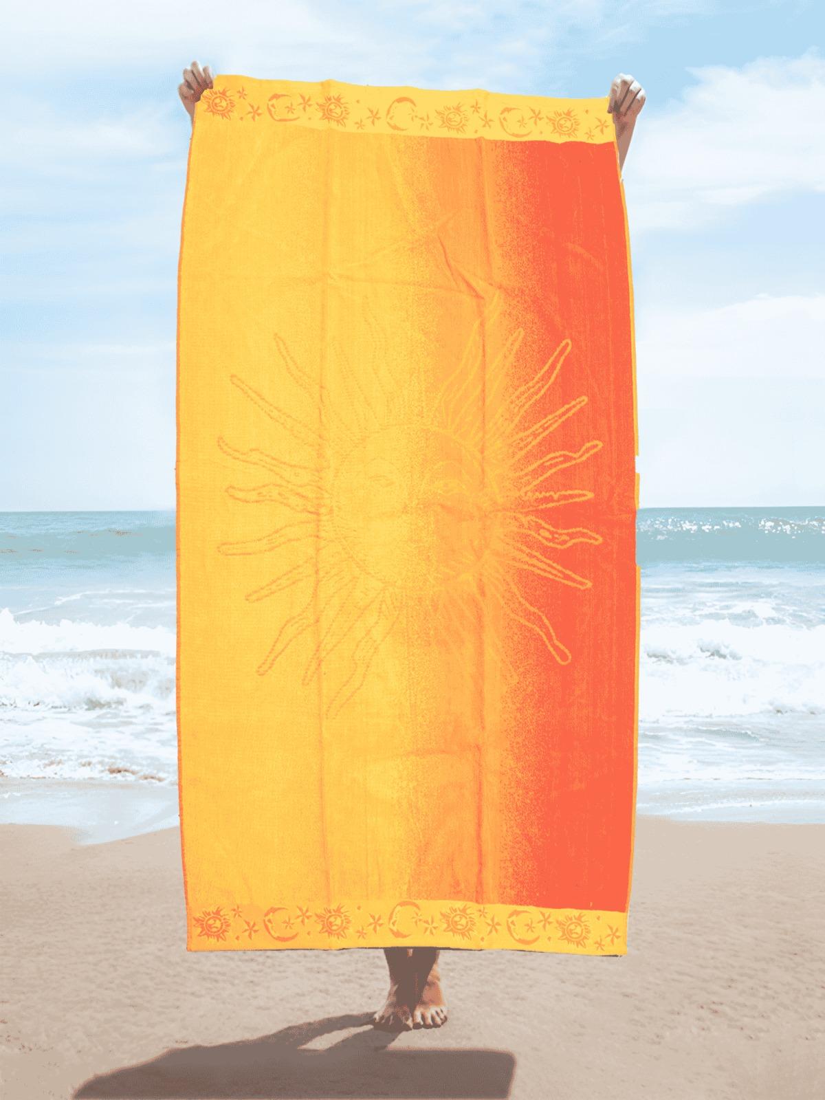 Sunwave serviette de plage 100 % coton