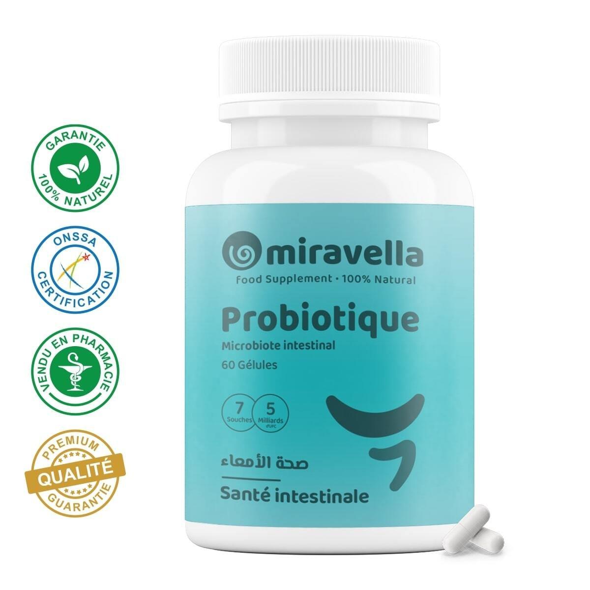 Probiotique 60 gélules 100% naturel