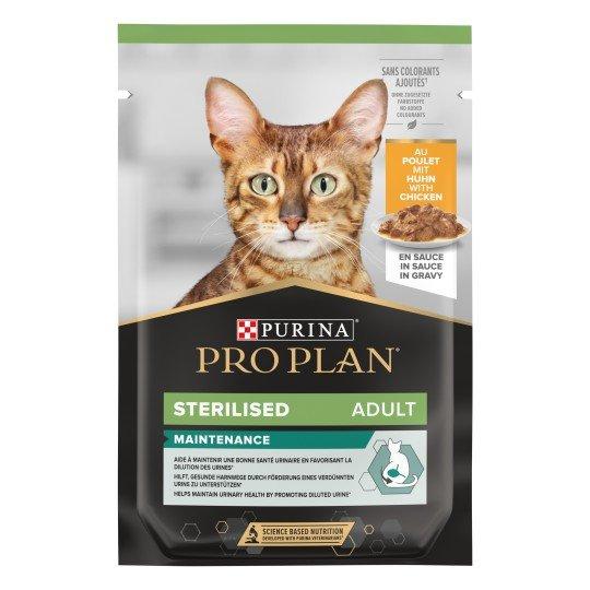 PRO PLAN Pate pour chat stérilisé Poulet 85G.