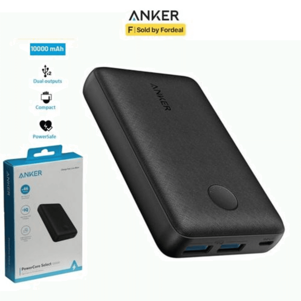 Power Core Select 10000 mAh - Dual USB Port Powerbank