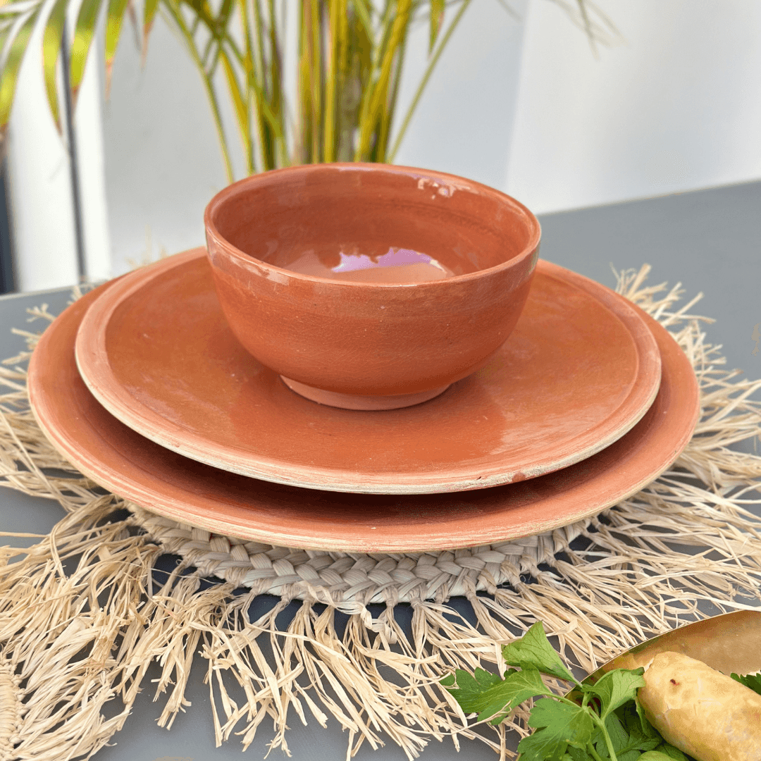 Assiette Terracota Simple