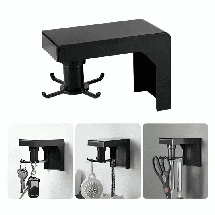 Crochets Multifonctionnelle Rotative à 360°