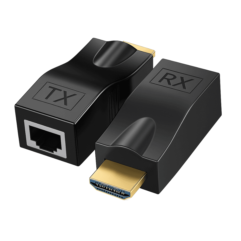 Adaptateur HDMI 4K via Ethernet RJ45 – Jusqu’à 30m