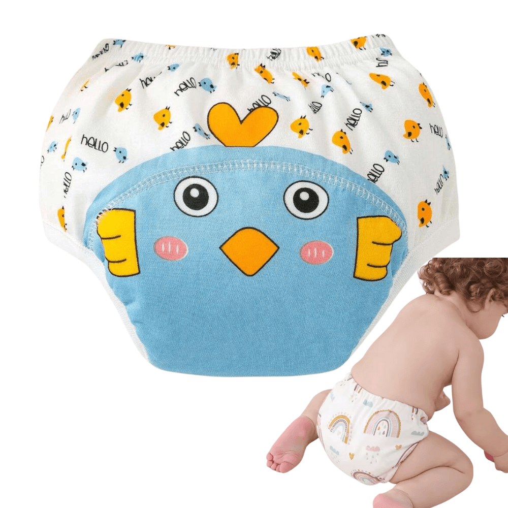 Culotte d'apprentissage lavable – Motifs animaux adorables – Pour enfant 5 ans (110 cm)