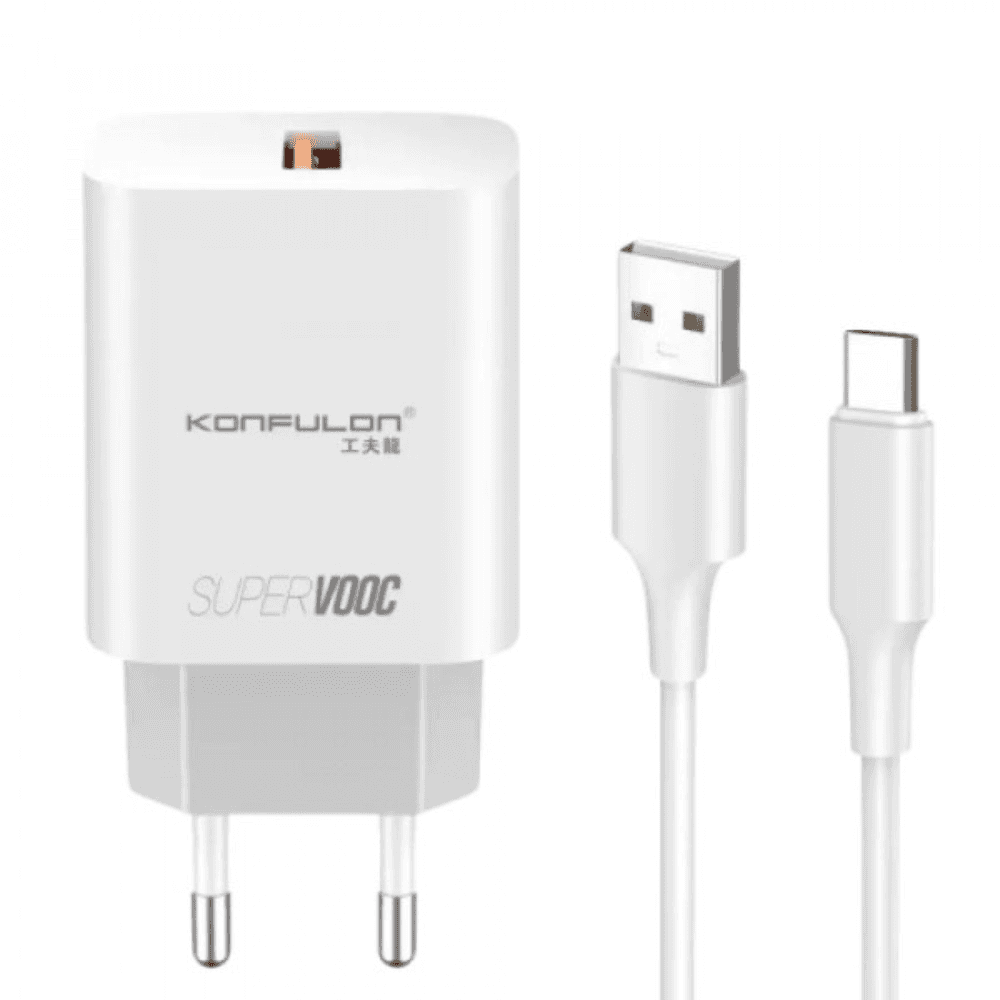 Chargeur Rapide 25W– C87Q avec Câble TYPE -C