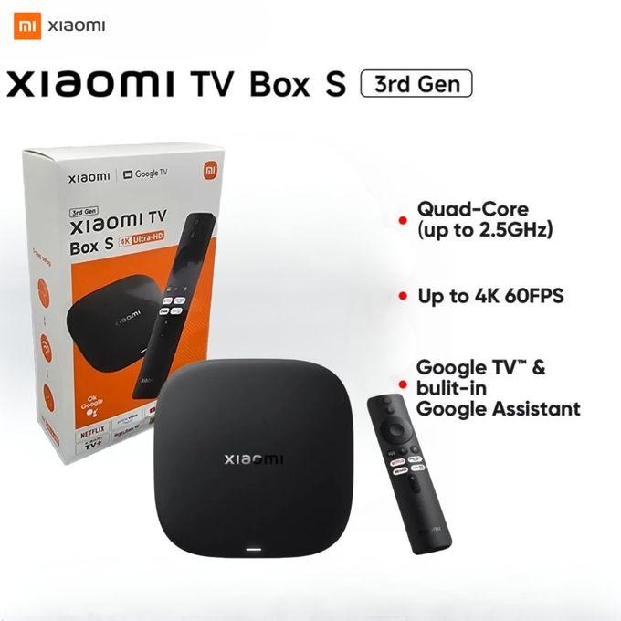 MI TV Box S (3rd Gen) - 4K 32GB WiFi 6 Google TV - 3ème génération Modèle 2025