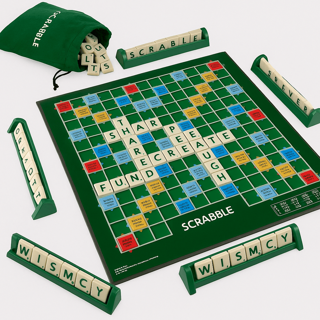 Scrabble Classique – Jeu de Société de Lettres et de Mots