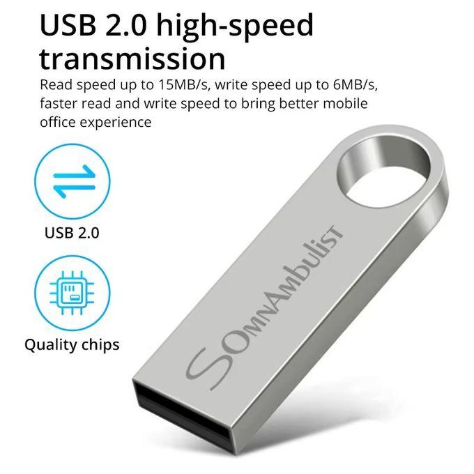 Clé USB 64GB Memory Stick pour PC Mobile 64GB 2.0 Métal Lecteur Flash USB Lecteur USB 64GB