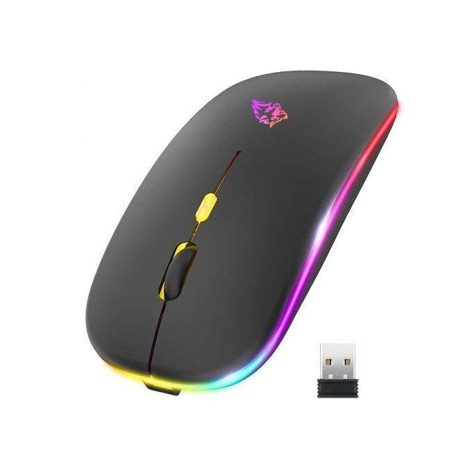 Souris sans Fil X15, Bluetooth 2.4GHz Rechargeable et Ergonomique, Double Mode