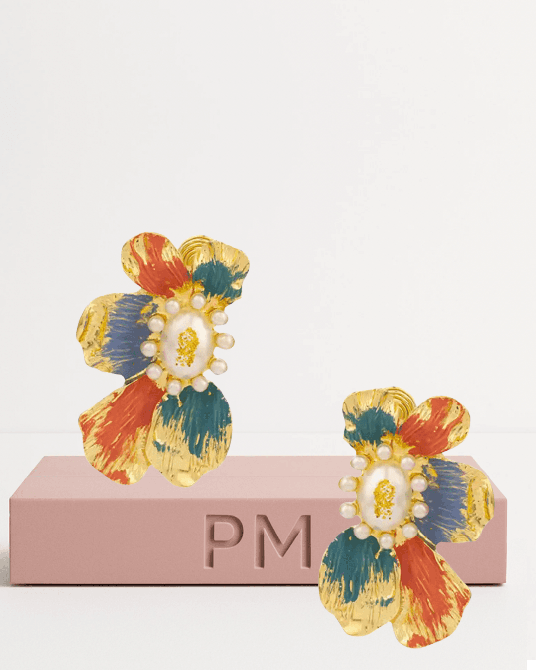 Boucles D'Oreilles Boucles D'Oreilles Perles Florales