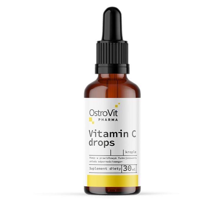 Vitamin C Drops 30 ml - Immunité Renforcée, Antioxydant & Énergie Durable