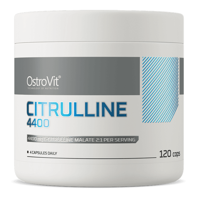 Citrulline 4400 120 Caps - Citrulline Malate, Acides Aminés & Pre-Workout