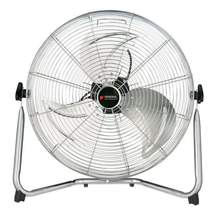 Ventilateur - 20 pouces - Aluminium - 3 vitesses - Sur socle