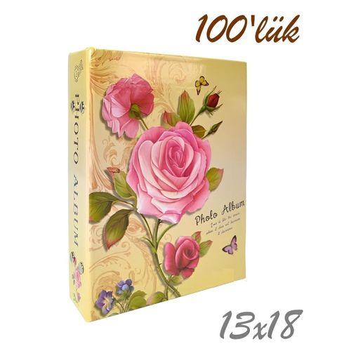 Album avec Coffret pour 100 Photos 5"×7" – Design Raffiné, Couleur Aléatoire