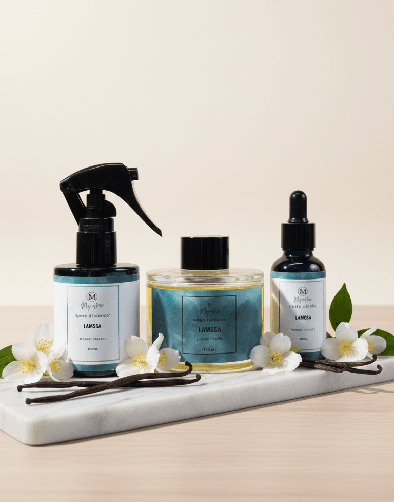 Pack Diffuseur de parfum Jasmin & Vanille